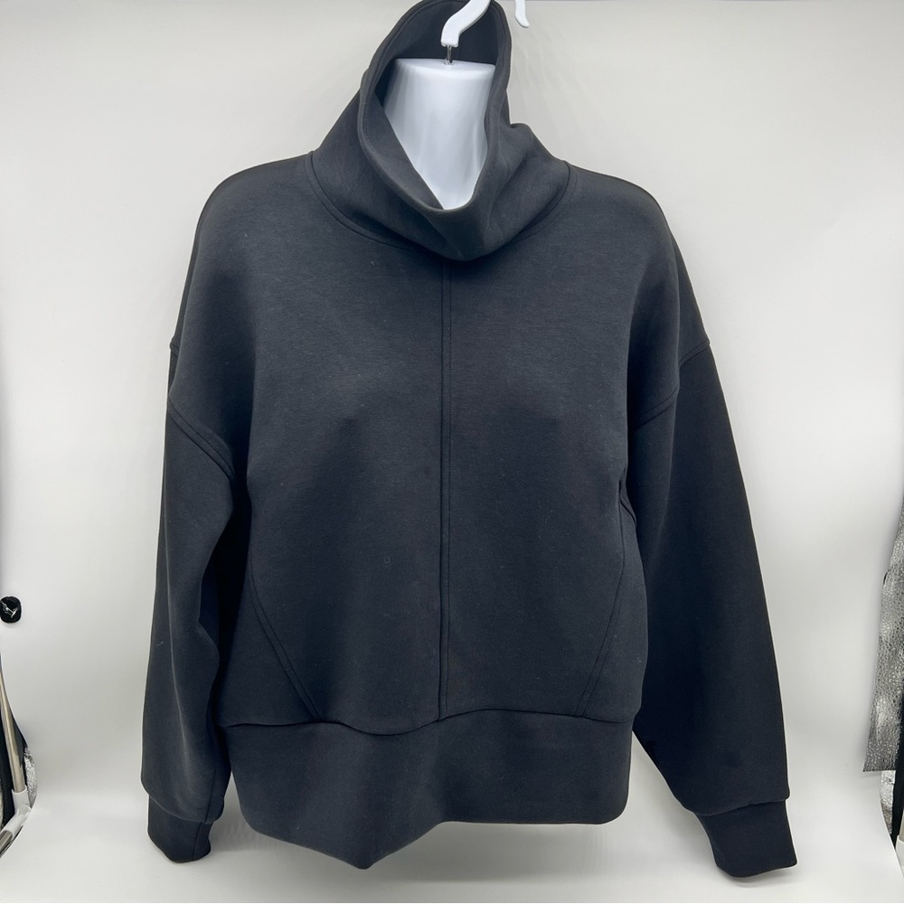 Calia Black Women's Funnel Neck Sweatshirt